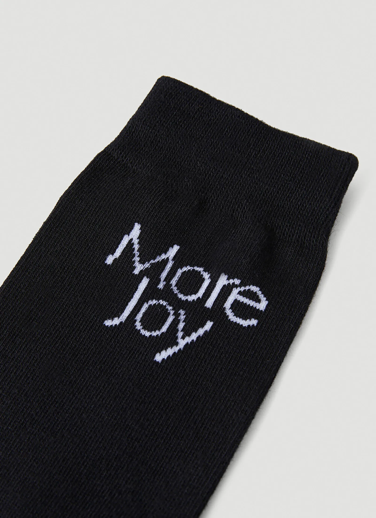 Men More Joy Socks^Logo Jacquard Socks
