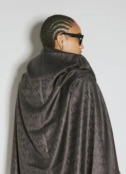 Men Saint Laurent Scarves^Logo Jacquard Square Scarf