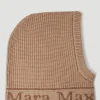 Men Max Mara Hats^Logo Jacquard Wool Balaclava