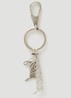 Men Saint Laurent Keyrings^Logo Keychain