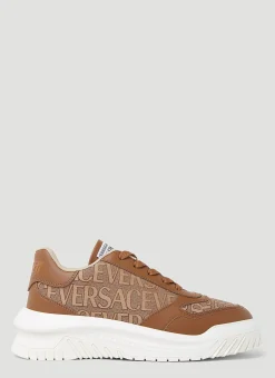Men Versace Sneakers^Logo Lace Up Sneakers