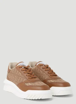 Men Versace Sneakers^Logo Lace Up Sneakers