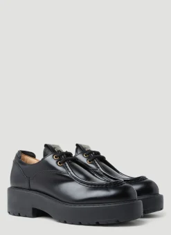 Logo Lace-Up Shoes>Miu Miu Discount