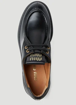 Logo Lace-Up Shoes><noscript><img width=