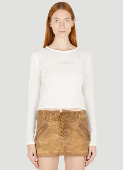 Logo Long Sleeve T-Shirt>Guess USA Discount
