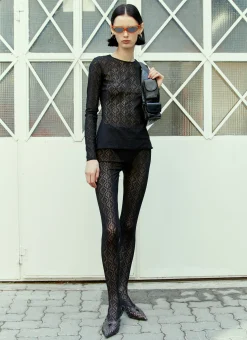 Logo Mesh Jacquard Top></noscript>Marine Serre Discount