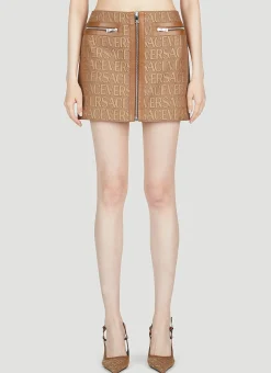 Logo Mini Skirt>Versace Clearance
