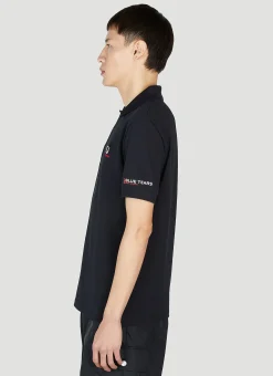 Men Raf Simons x Fred Perry Polo Shirts^Logo Motif Polo Top