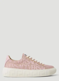 Logo Motif Sneakers>Versace Outlet