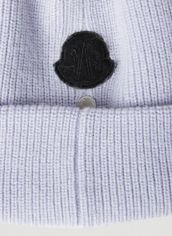 Men 6 Moncler 1017 ALYX SM Hats^Logo Patch Beanie Hat