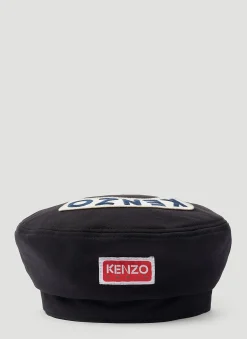 Men Kenzo Hats^Logo Patch Beret