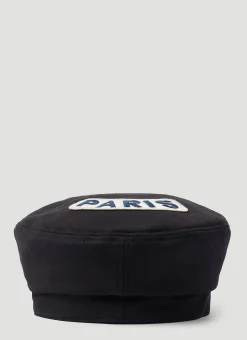 Men Kenzo Hats^Logo Patch Beret
