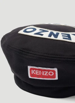 Men Kenzo Hats^Logo Patch Beret