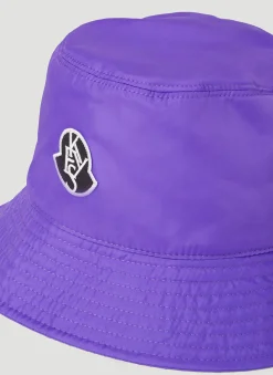 Men Moncler x Alicia Keys Hats^Logo Patch Bucket Hat