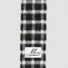 Men Marni Scarves^Logo Patch Check Scarf