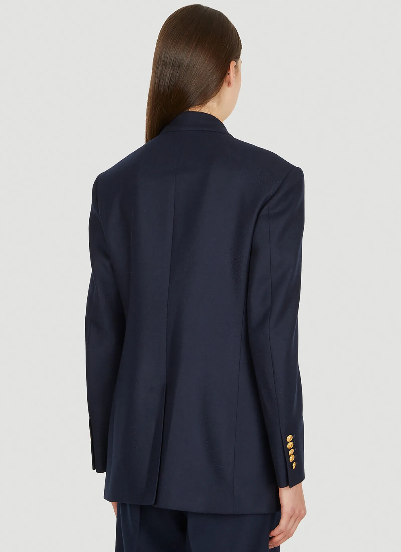 Logo Patch Double Breasted Blazer>Gucci Sale
