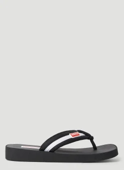 Logo Patch Flip Flops>Kenzo New