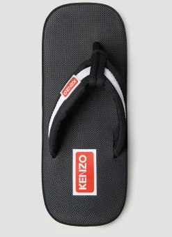 Logo Patch Flip Flops><noscript><img width=
