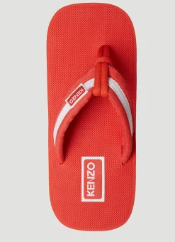 Logo Patch Flip Flops><noscript><img width=