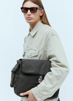 Men Acne Studios Crossbody Bags^Logo Patch Messenger Bag