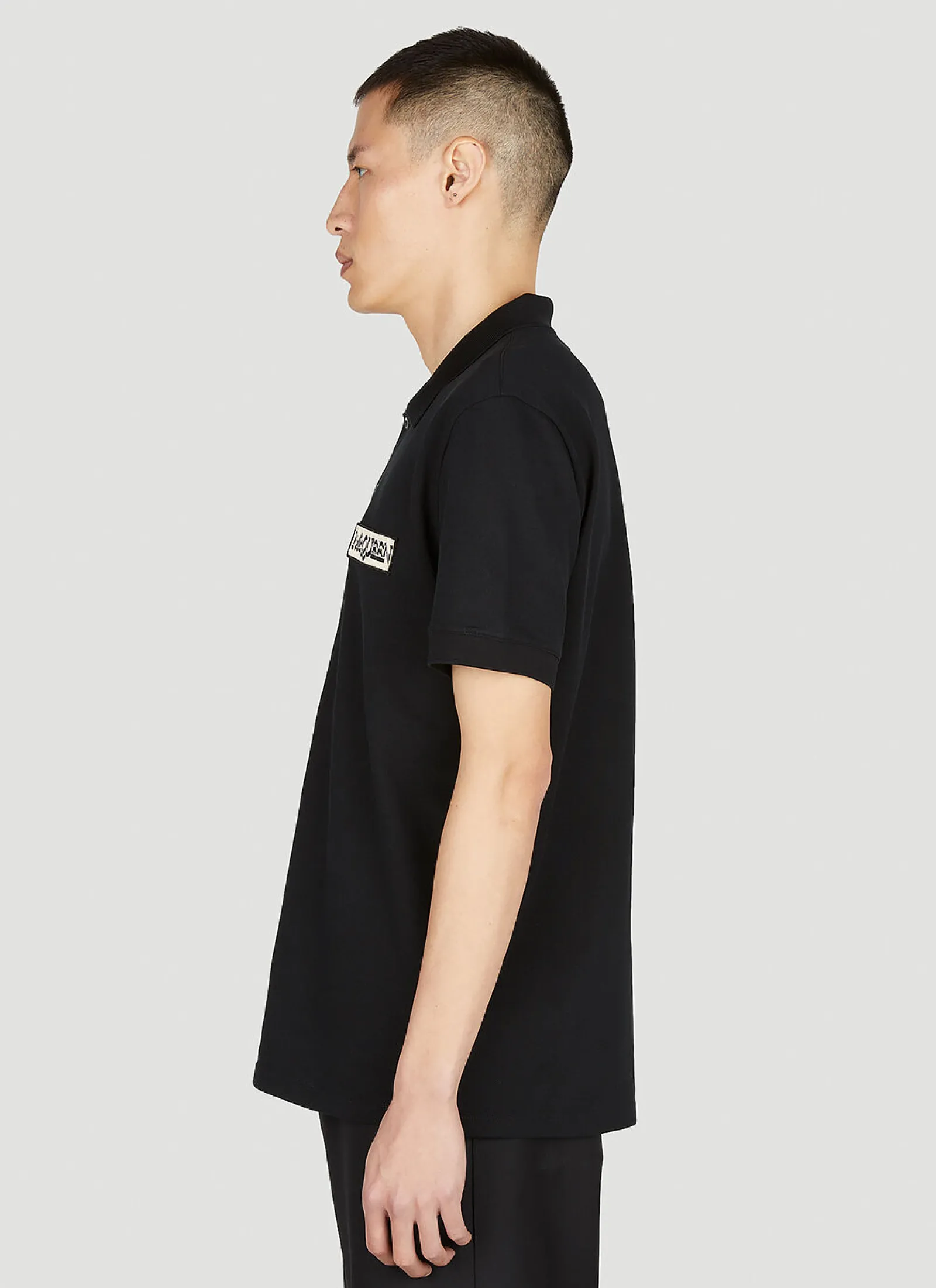 Men Alexander McQueen Polo Shirts^Logo Patch Polo Shirt