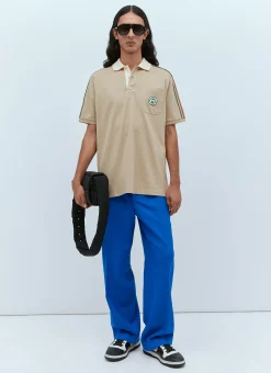 Men Gucci Polo Shirts^Logo Patch Polo Shirt