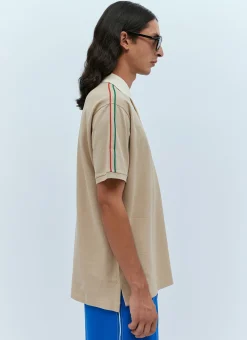 Men Gucci Polo Shirts^Logo Patch Polo Shirt