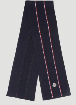 Men Moncler Scarves^Logo Patch Scarf