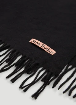 Men Acne Studios Scarves^Logo Patch Scarf