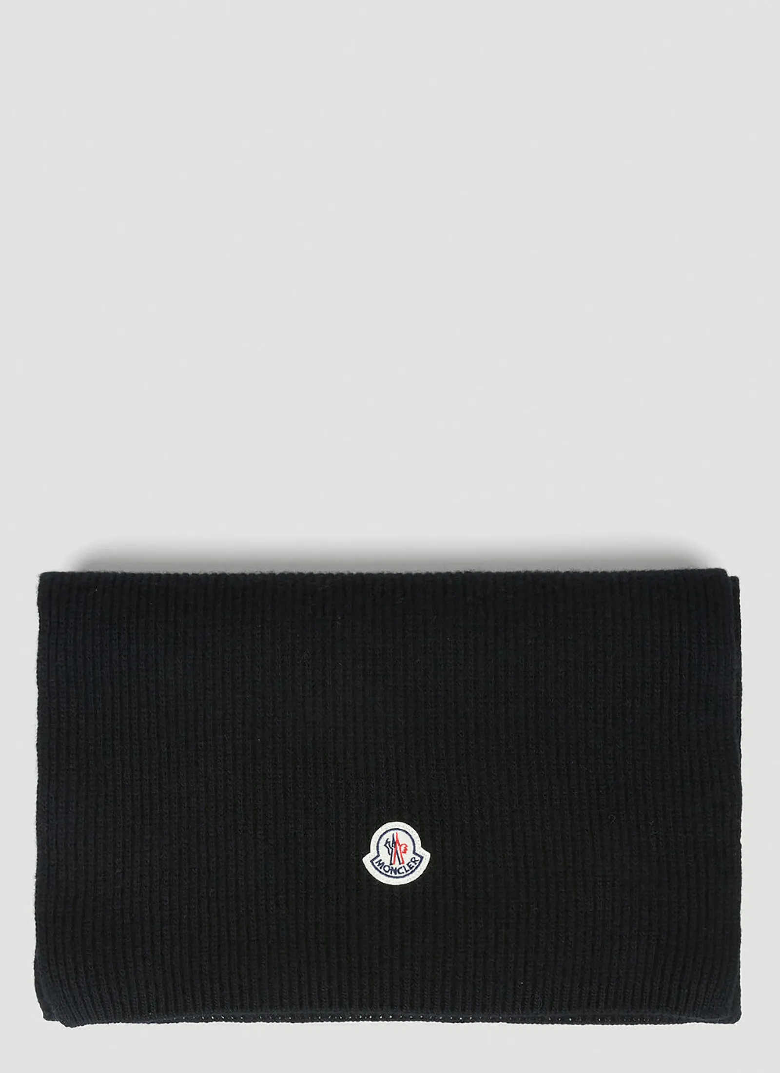 Men Moncler Scarves^Logo Patch Scarf
