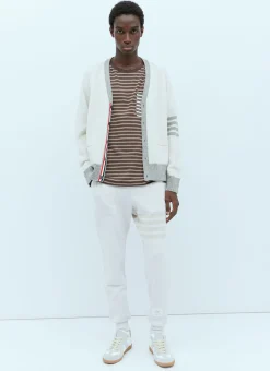 Men Thom Browne T-Shirts^Logo Patch Stripe T-Shirt