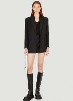 Logo Patch Suit Blazer>Prada New