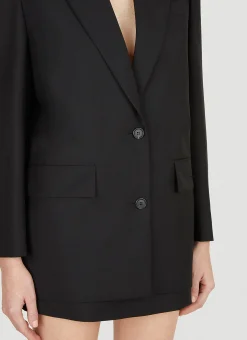 Logo Patch Suit Blazer><noscript><img width=