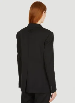 Logo Patch Suit Blazer><noscript><img width=