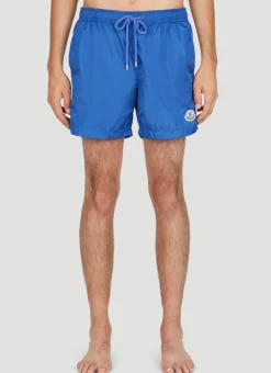 Men Moncler Swimwear^Logo Patch Swim Shorts