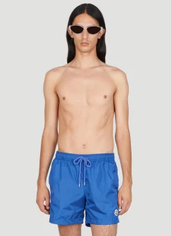 Men Moncler Swimwear^Logo Patch Swim Shorts