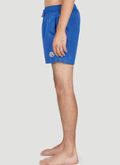 Men Moncler Swimwear^Logo Patch Swim Shorts