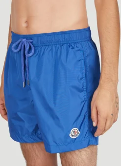 Men Moncler Swimwear^Logo Patch Swim Shorts