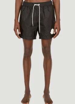 Men Moncler Swimwear^Logo Patch Swim Shorts