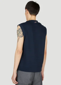 Men Thom Browne Tops^Logo Patch Tank Top
