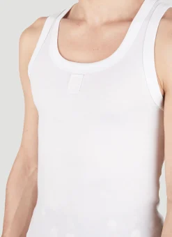 Men Raf Simons Tops^Logo Patch Tank Top
