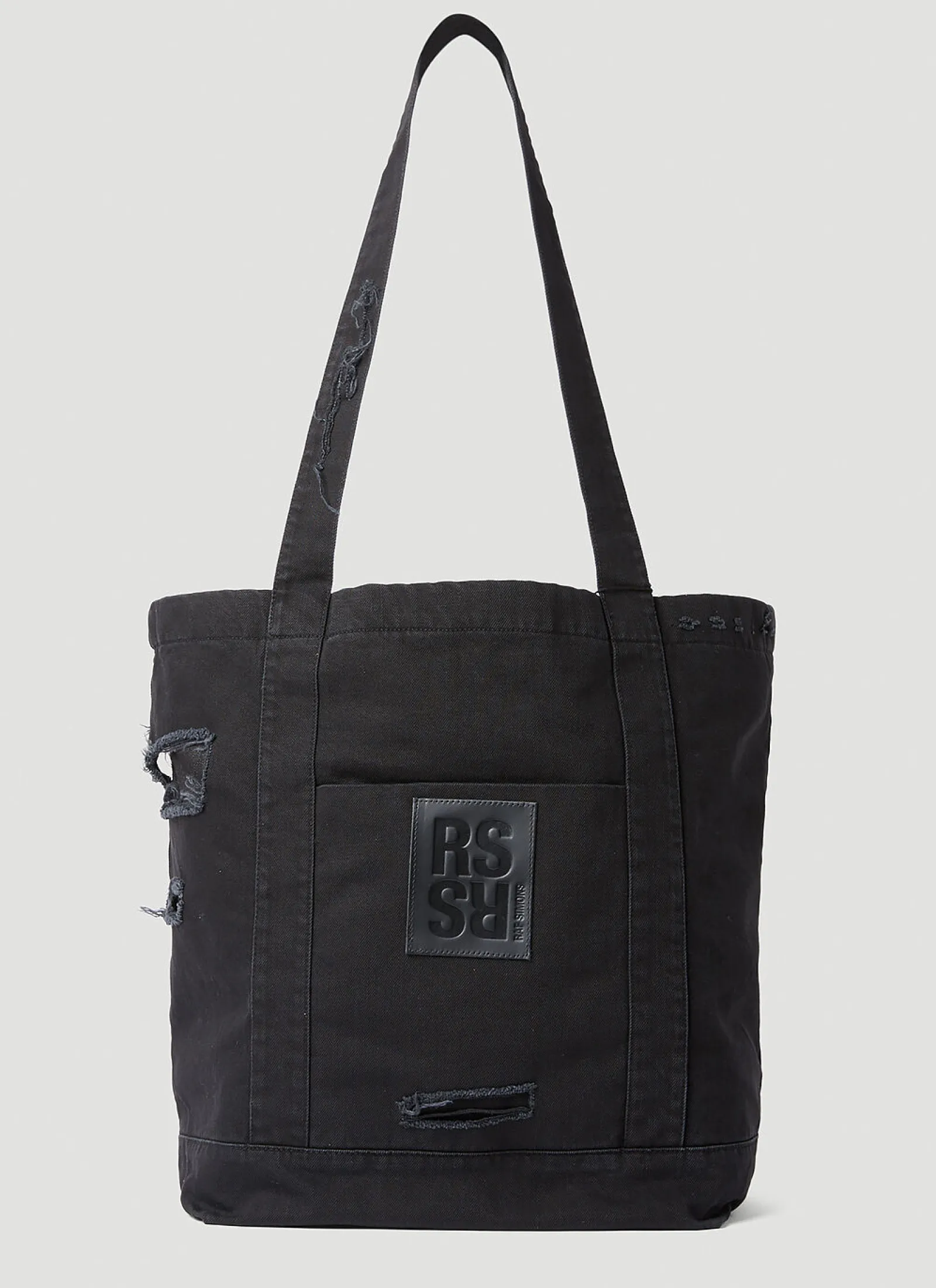 Men Raf Simons Tote Bags^Logo Patch Tote Bag