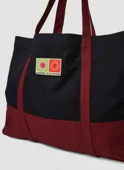 Men Rassvet Tote Bags^Logo Patch Tote Bag