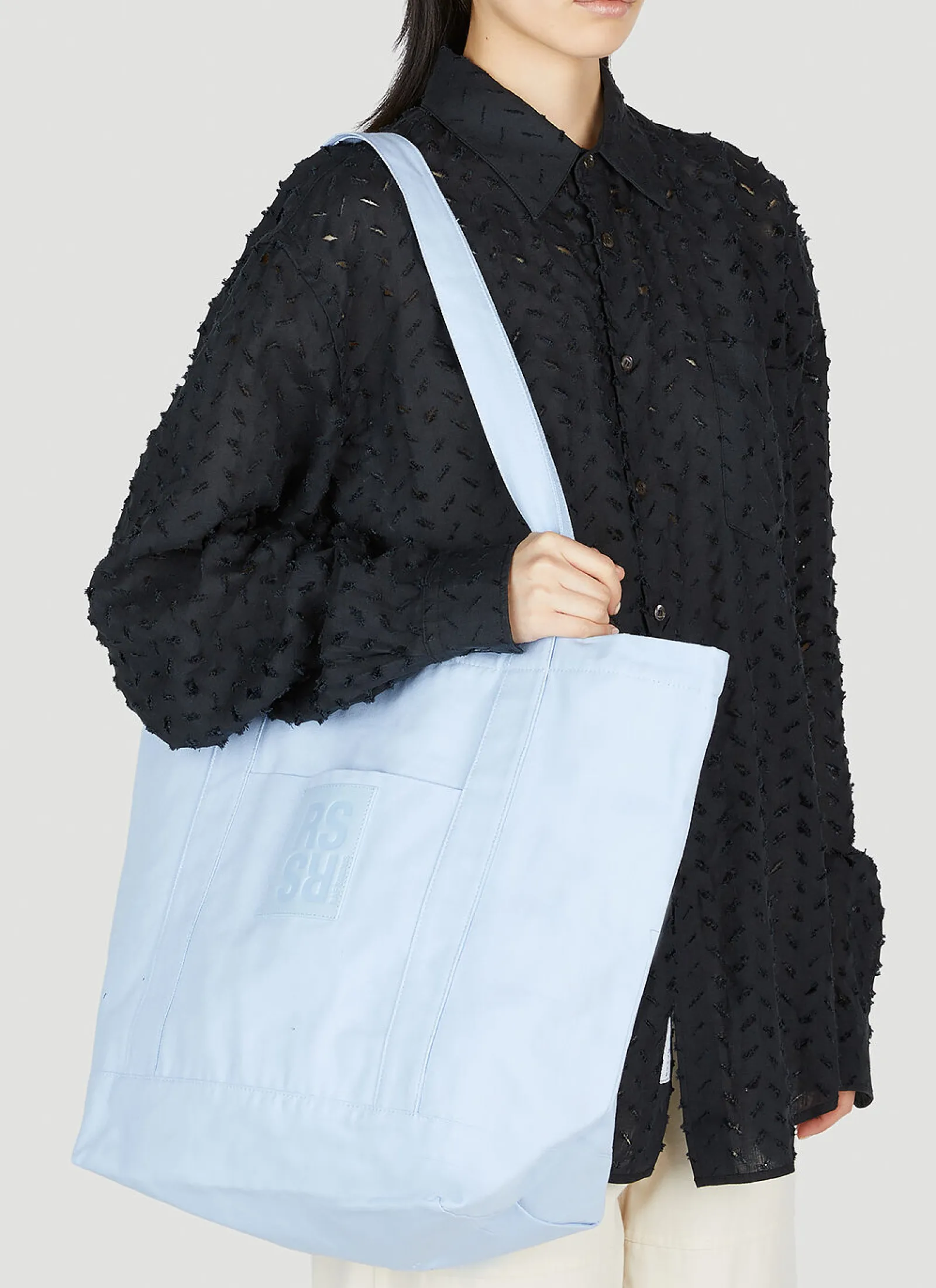 Logo Patch Tote Bag>Raf Simons Discount