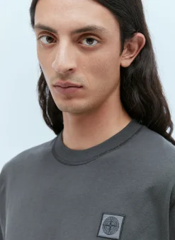 Men Stone Island T-Shirts^Logo Patch T-Shirt