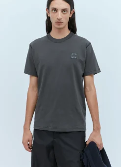 Men Stone Island T-Shirts^Logo Patch T-Shirt