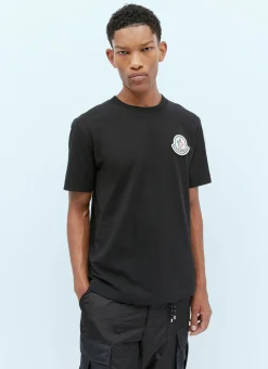 Men Moncler x Pharrell Williams T-Shirts^Logo Patch T-Shirt