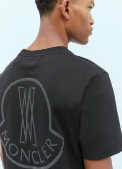 Men Moncler x Pharrell Williams T-Shirts^Logo Patch T-Shirt