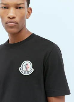 Men Moncler x Pharrell Williams T-Shirts^Logo Patch T-Shirt