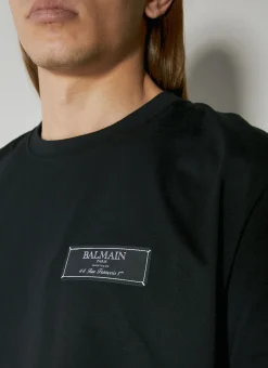 Men Balmain T-Shirts^Logo Patch T-Shirt